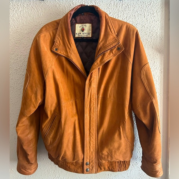 Vintage New River Authentic Leather jacket - Picture 1 of 3